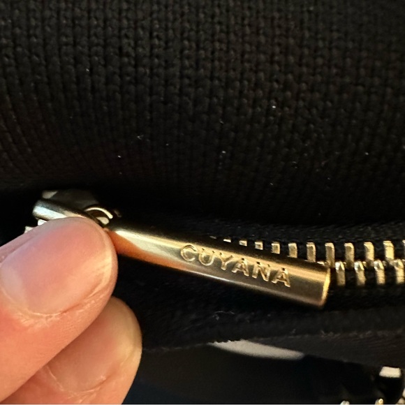 Cuyana Black Recycled Knit Weekender Bag - Picture 5 of 6